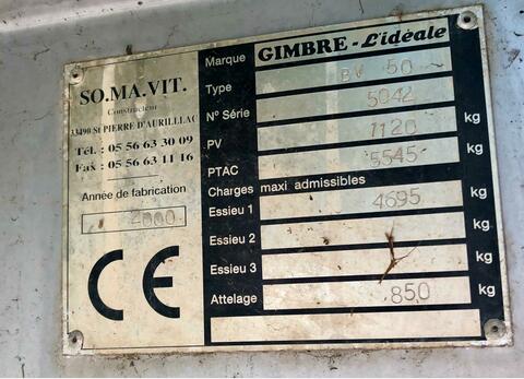 Grape harvesting bucket 50 HL (5 000 liters) GIMBRE