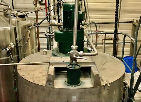 Stainless steel tank - Agitated