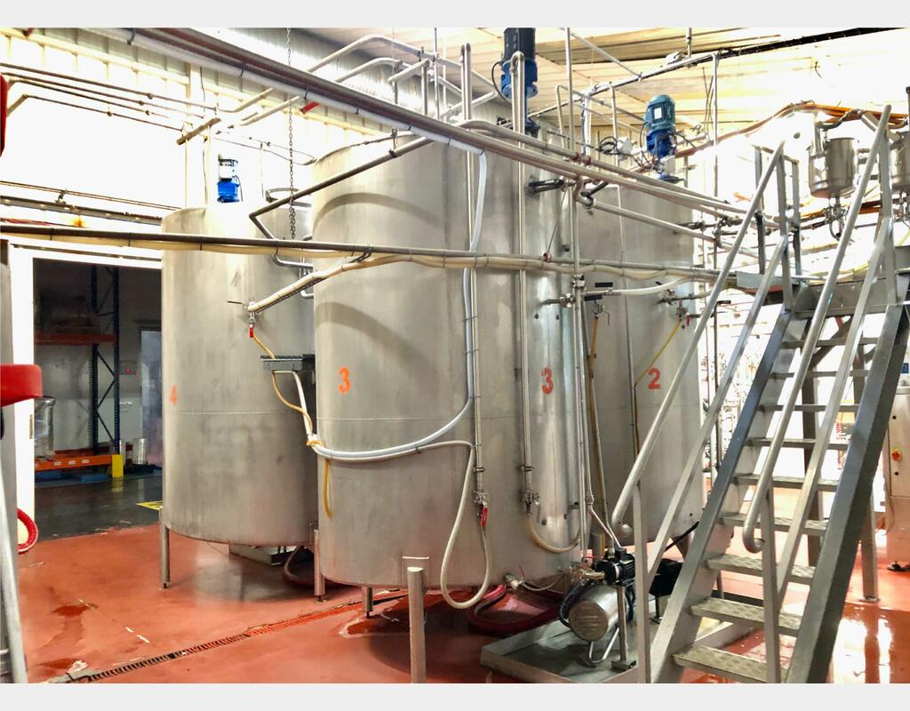 Cuve en acier inoxydable - Agitée