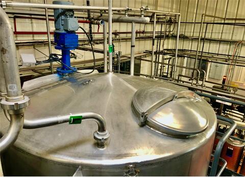 Stainless steel tank - Agitated