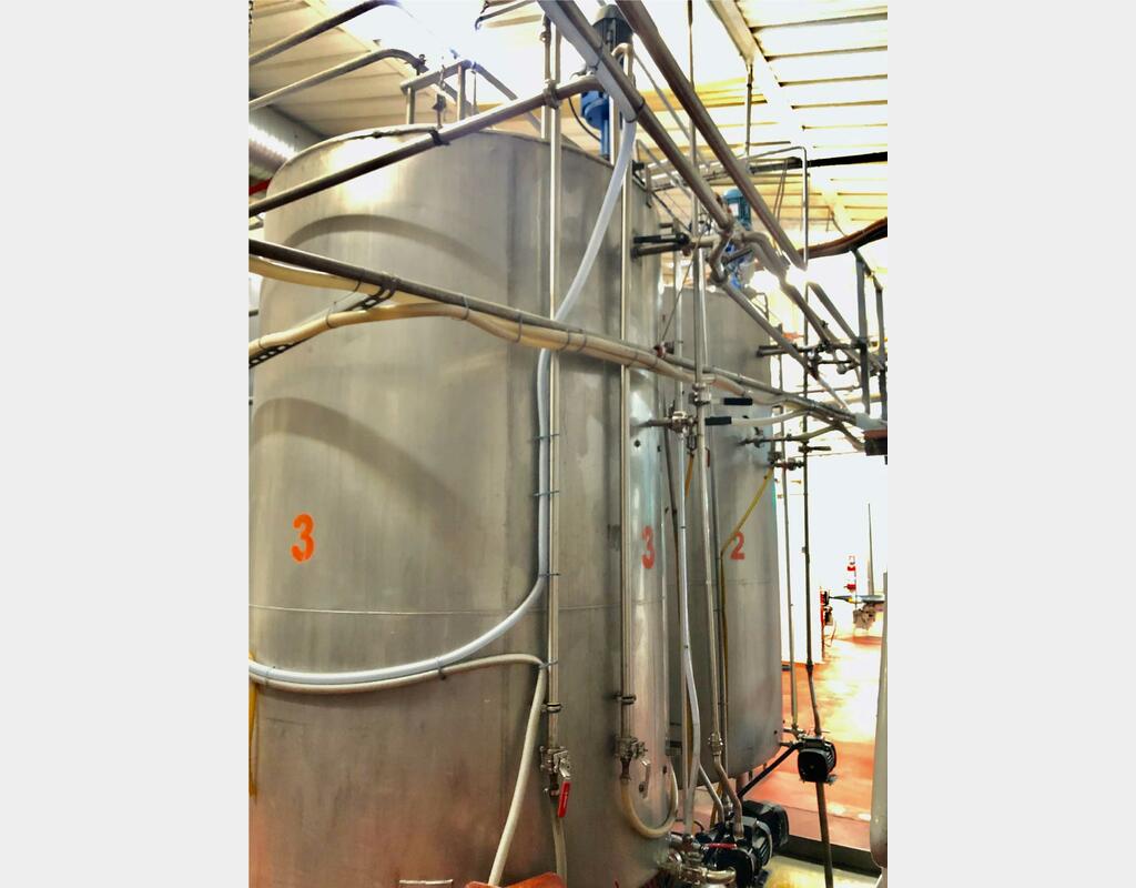 Stainless steel tank - Agitated