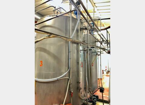 Stainless steel tank - Agitated