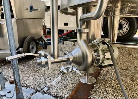 304 stainless steel tank - Tronconical 145 HL (14 500 liters) SERAP