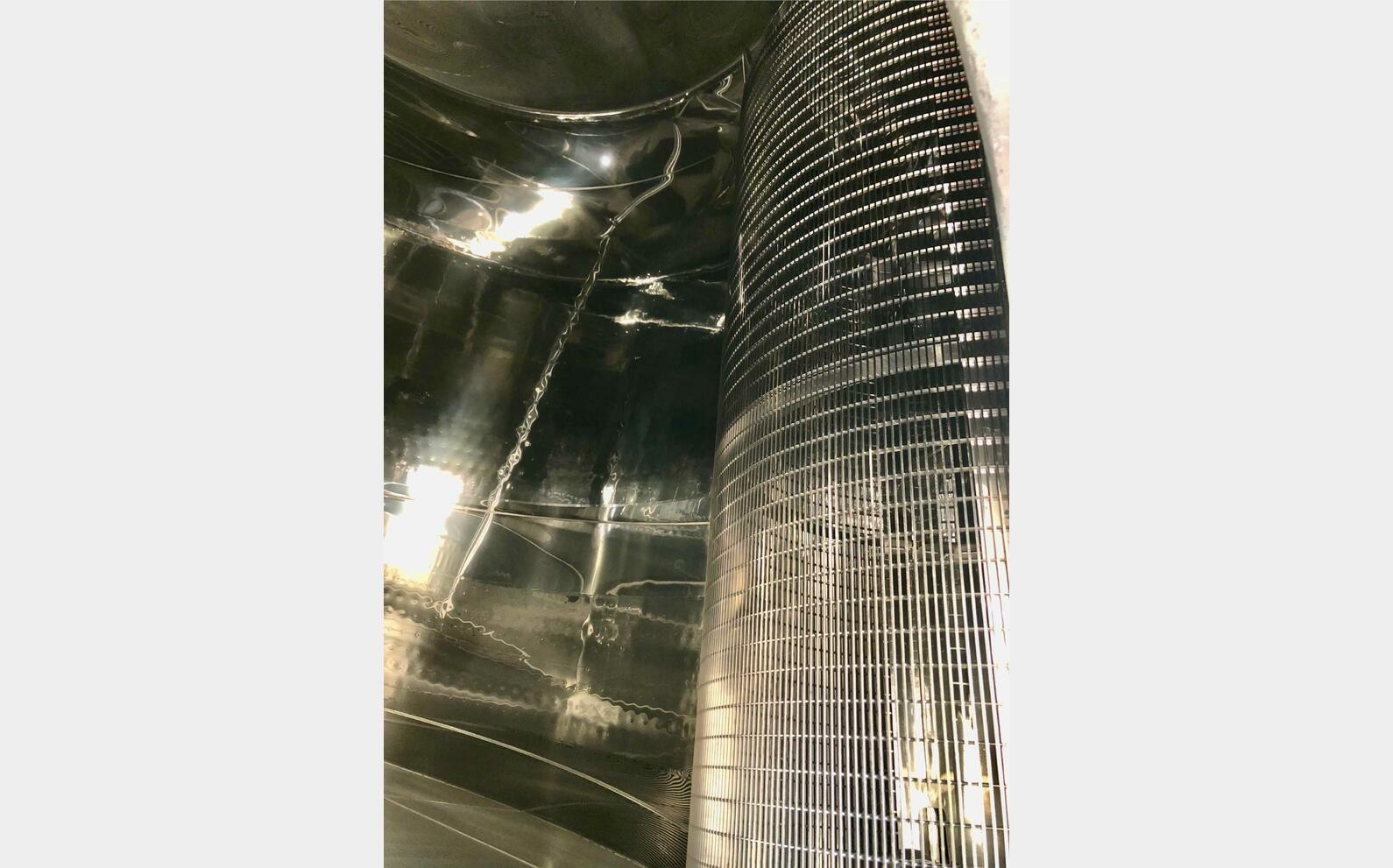 304 stainless steel tank - Tronconical 145 HL (14 500 liters) SERAP