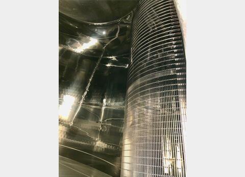304 stainless steel tank - Tronconical 145 HL (14 500 liters) SERAP
