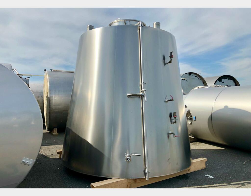 Stainless steel tank 304 - Truncated cone