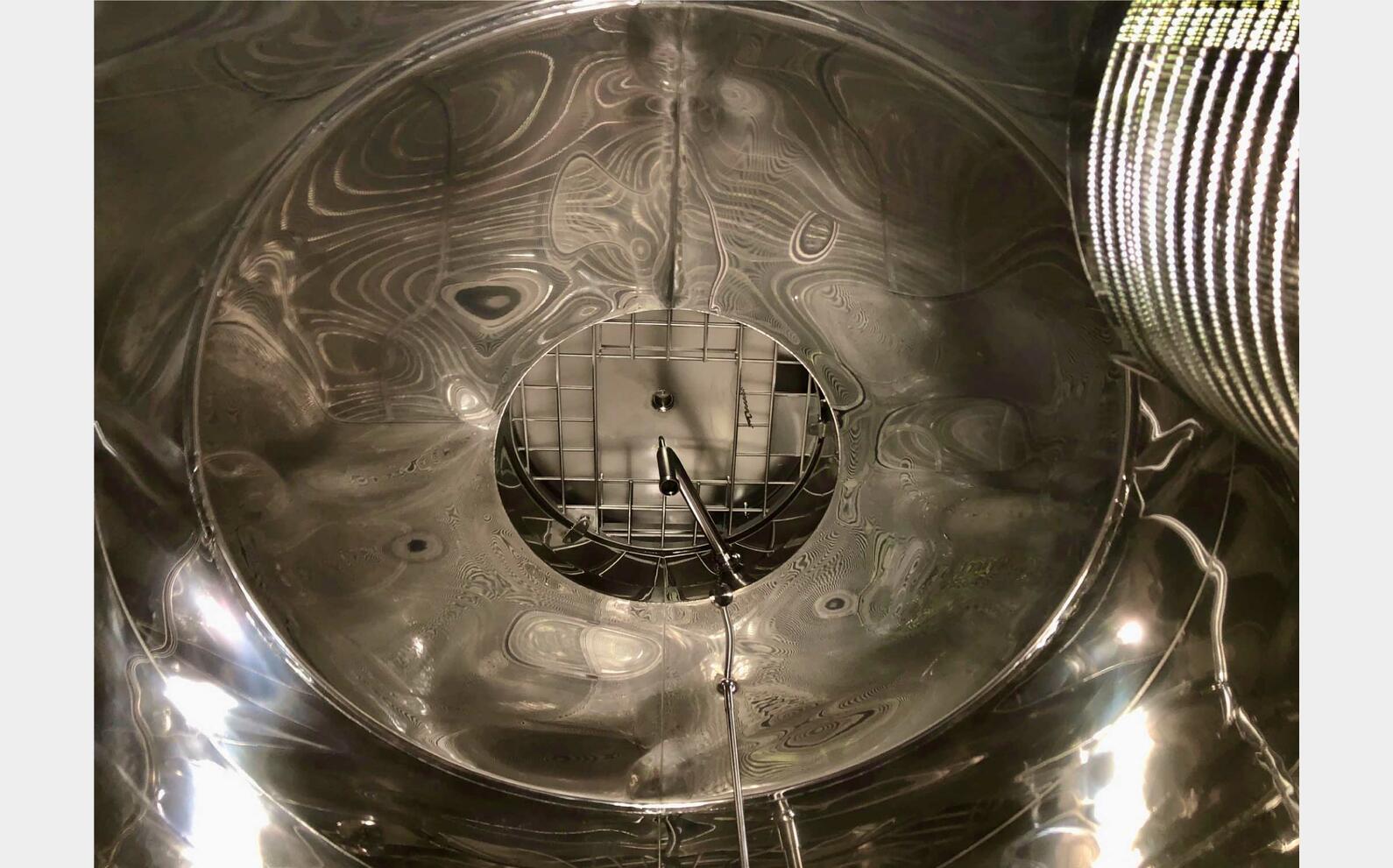 304 stainless steel tank - Tronconical 145 HL (14 500 liters) SERAP