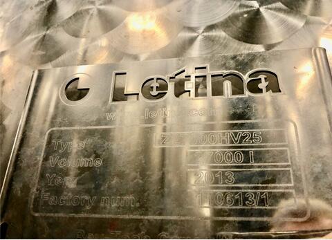 Stainless steel tank - Temperature controlled 270 HL (27 000 litres) LETINA