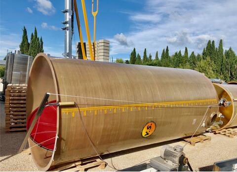 Fiber tank - Floating cap 250 HL (25 000 litres) VS