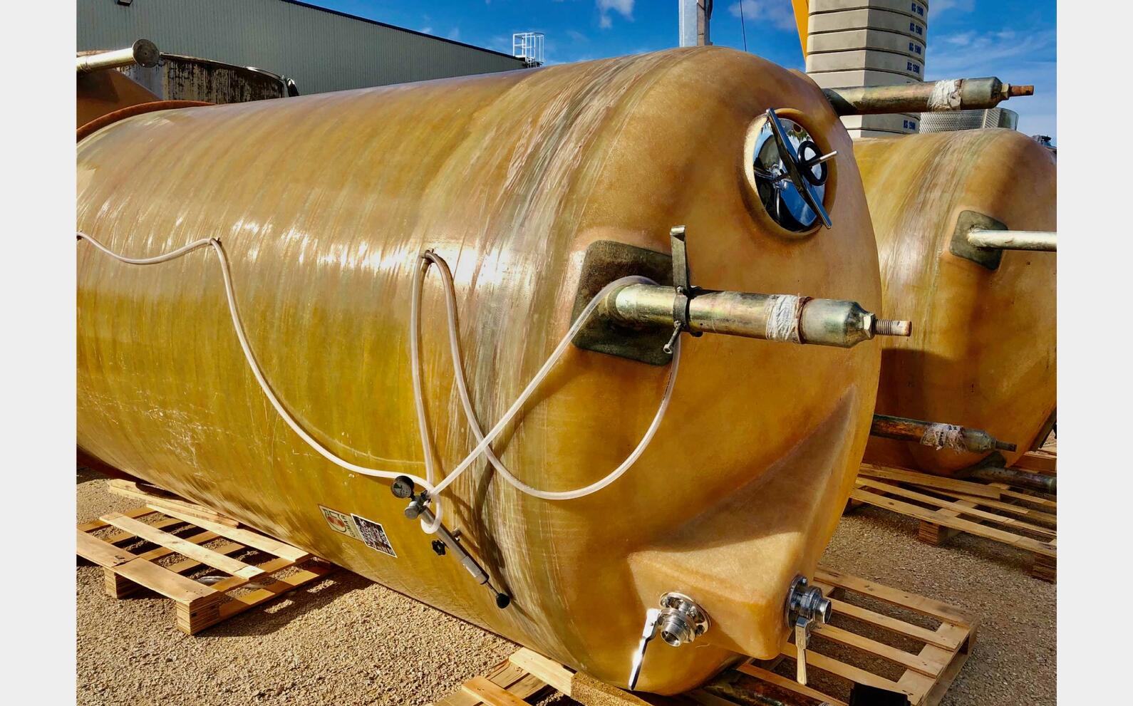 Fiber tank - Floating cap 100 HL (10 000 litres) GIMAR