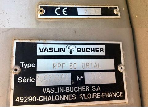 Pressoir &agrave; membrane 80 HL (8 000 litres) BUCHER