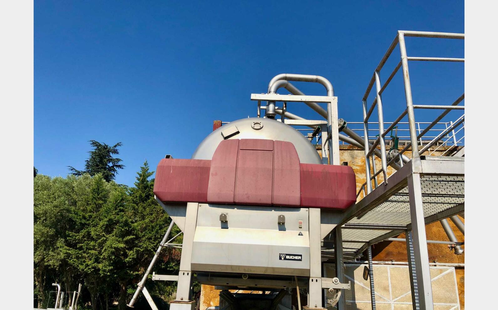 Pressoir &agrave; membrane 80 HL (8 000 litres) BUCHER