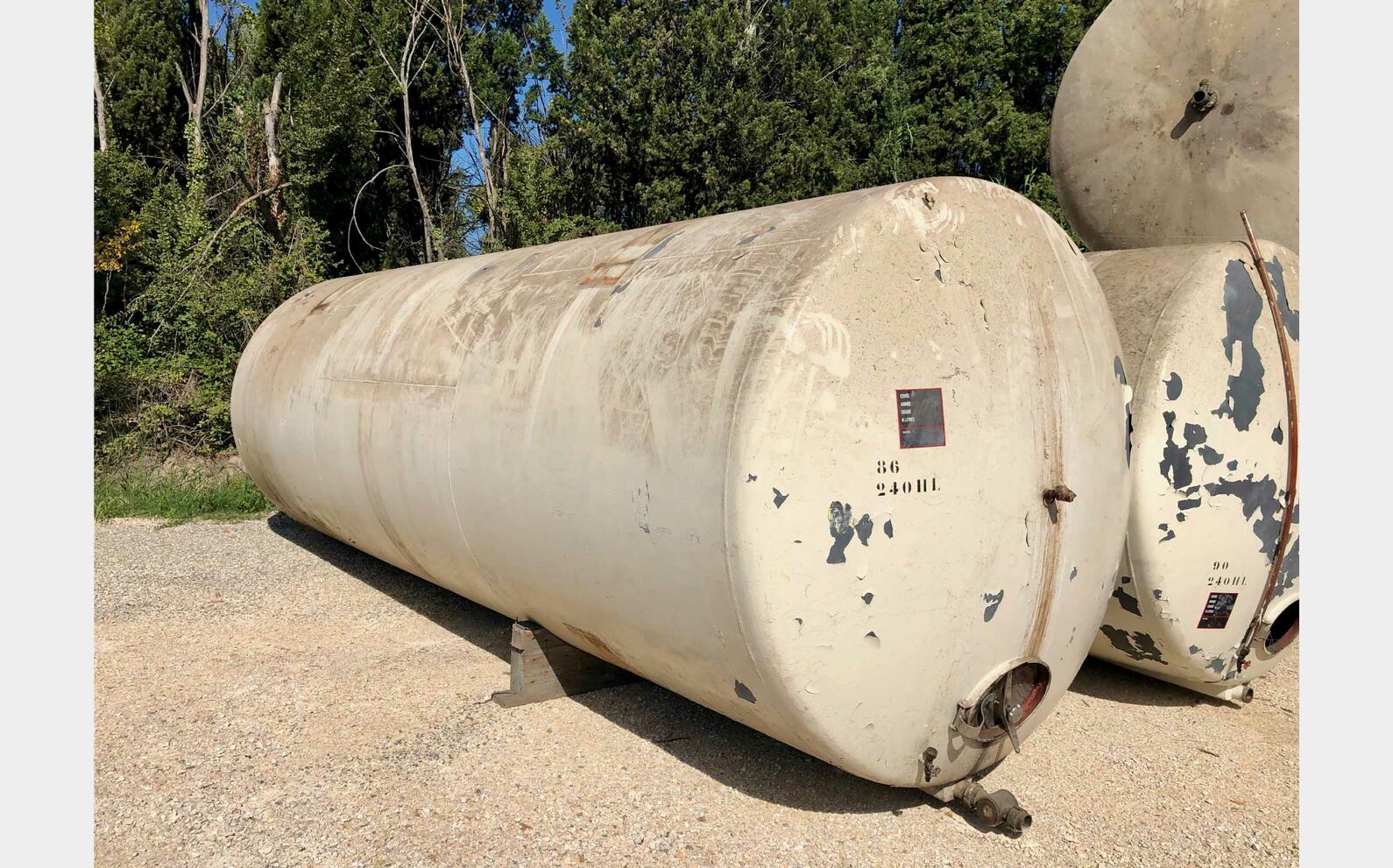 Cuve acier rev&ecirc;tu - Horizontale 240 HL (24 000 litres)