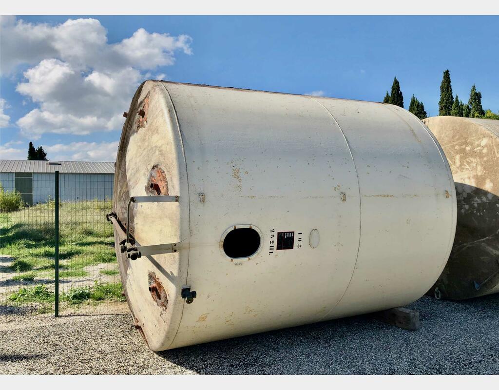 Cuve acier rev&ecirc;tu 250 HL (25 000 litres)