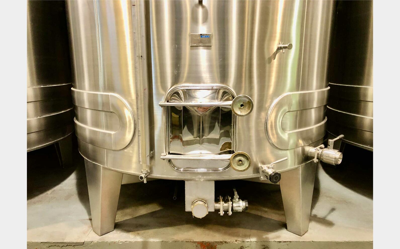 Cuve &agrave; d&eacute;bourbage - Inox 304L 150 HL (15 000 litres) STAI