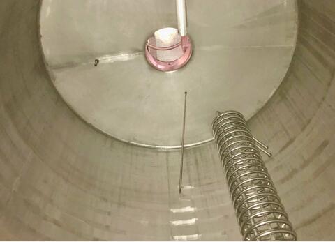 304L stainless steel tank - Cylindrical  - Vertical with settling