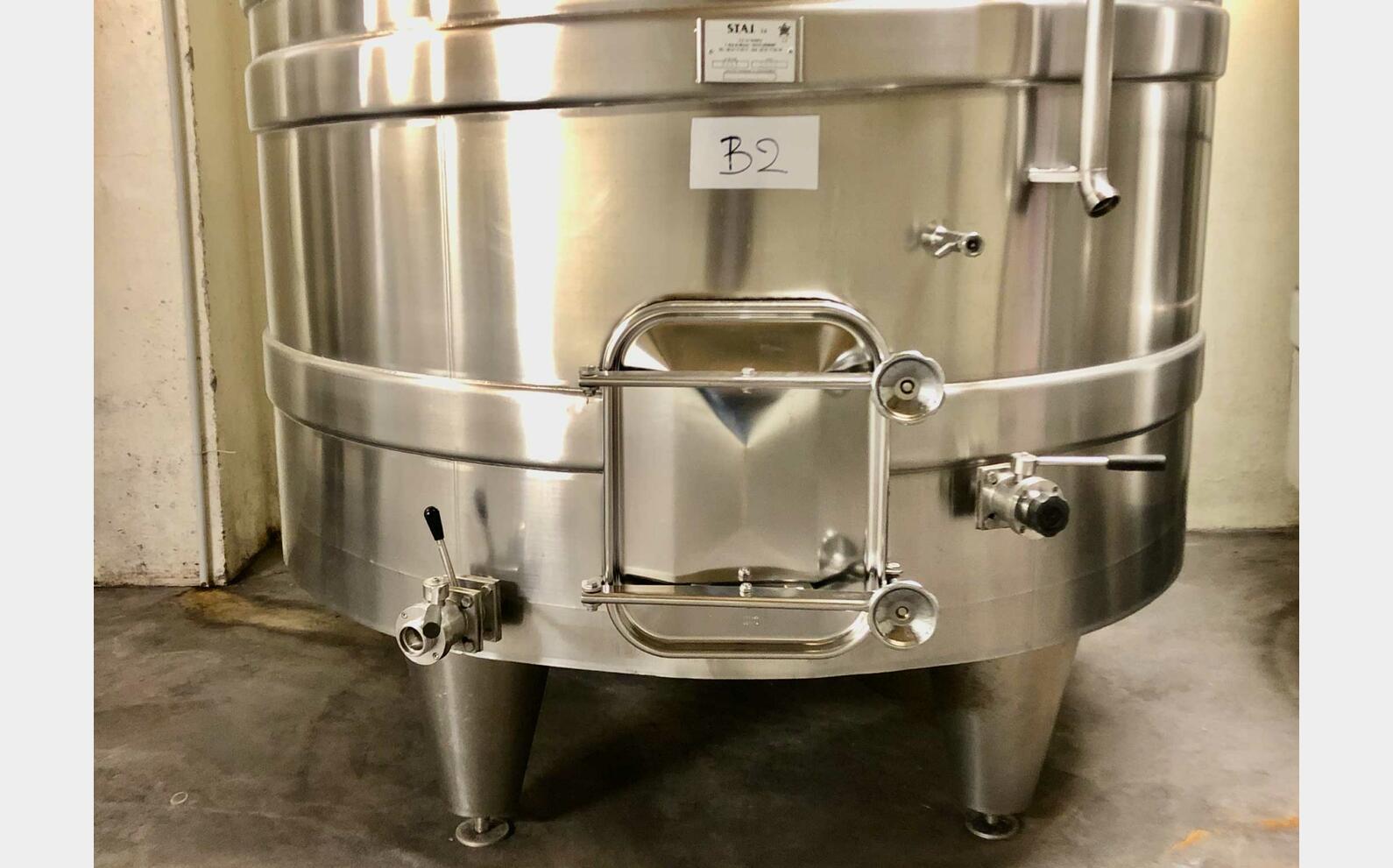 Cuve inox 304L 60 HL (6 000 litres) STAI