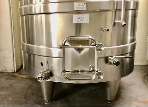 304L stainless steel tank - Cylindrical  - Vertical on legs