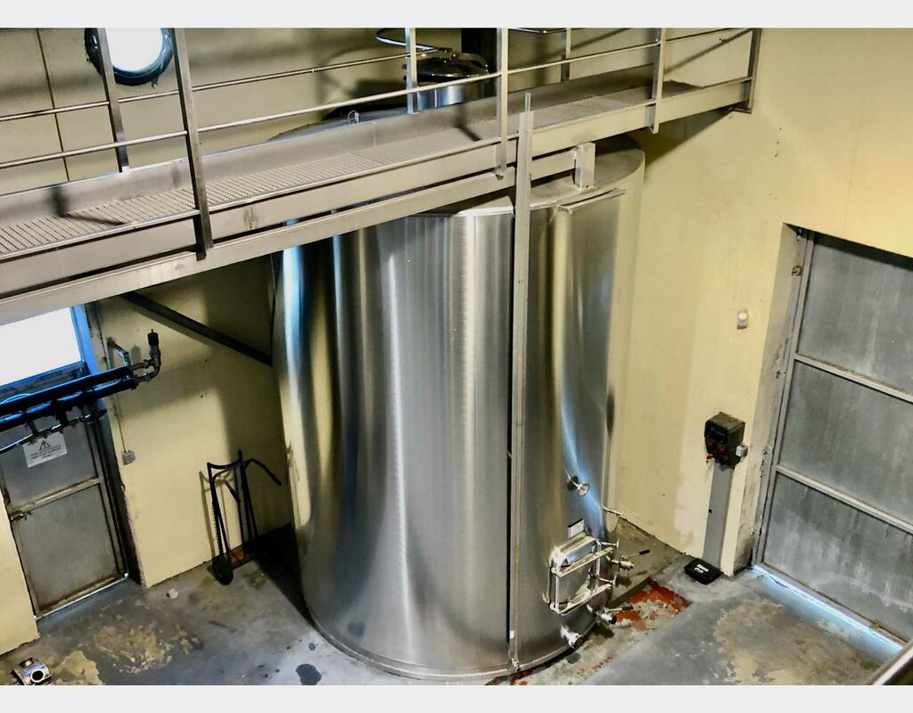 304L stainless steel tank - Cylindrical  - Verticla flat bottom