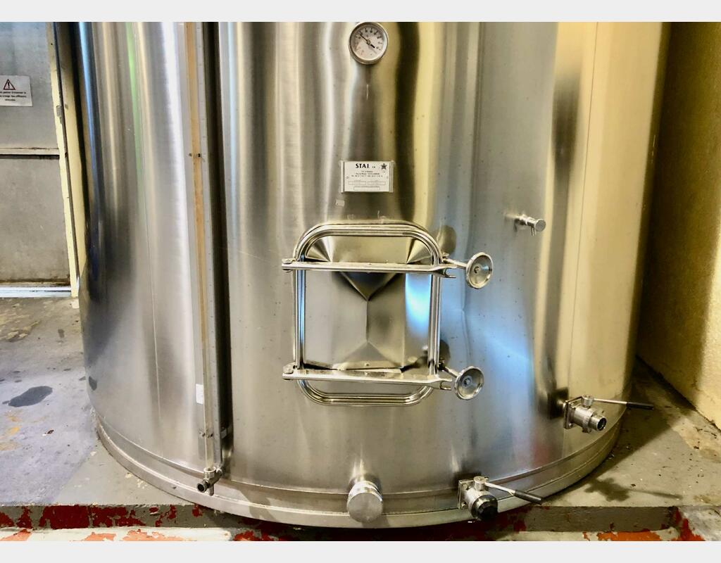 304L stainless steel tank - Cylindrical  - Verticla flat bottom