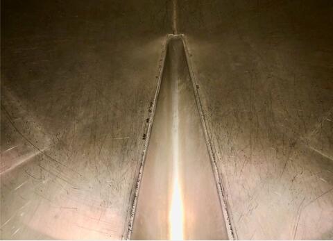 304L stainless steel tank - Cylindrical  - Vertical on legs