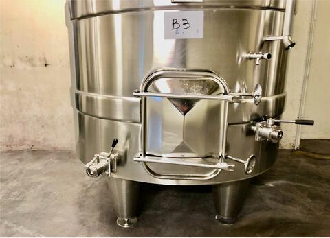 304L stainless steel tank - Cylindrical  - Vertical on legs