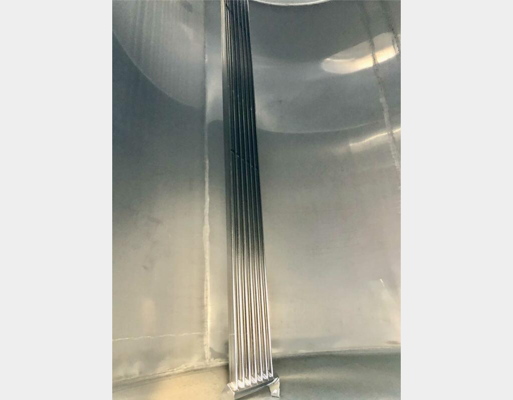 304L stainless steel tank - Cylindrical  - Internal flag