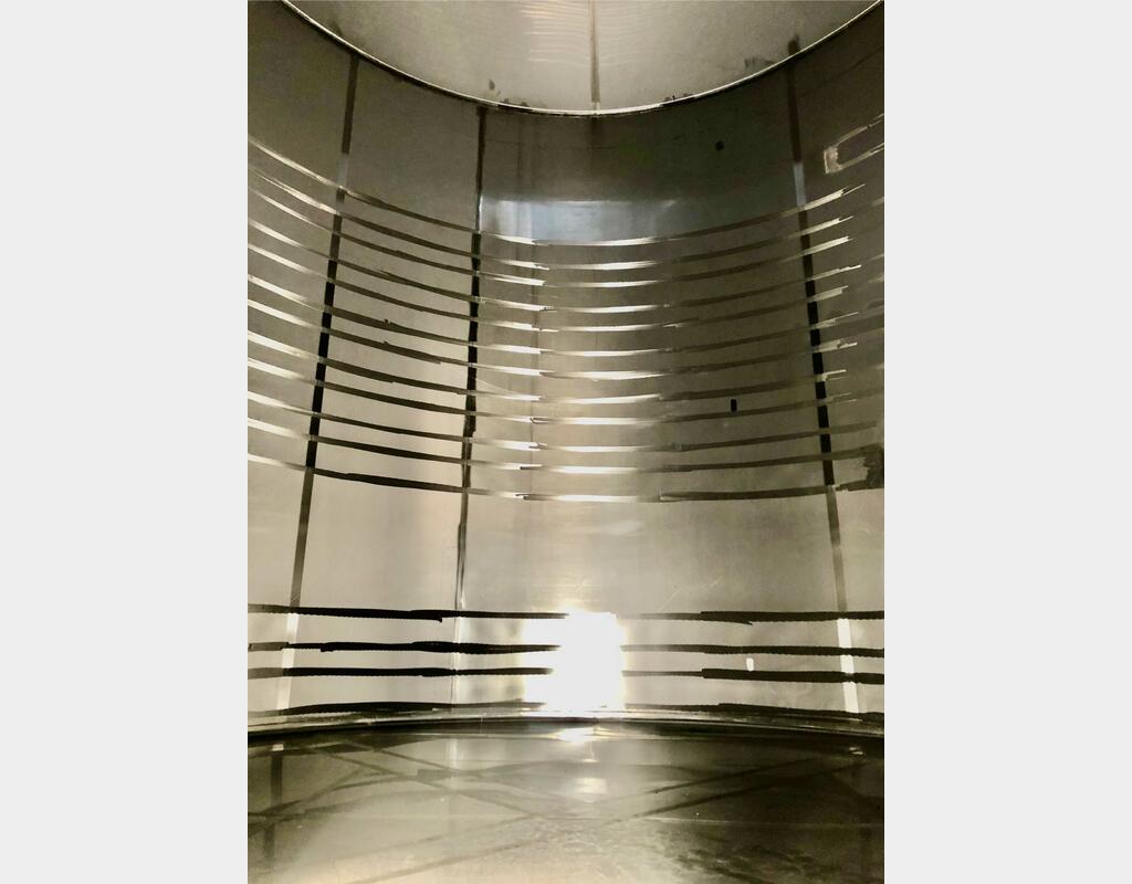 304L stainless steel tank - Cylindrical  - Vertical with double walls