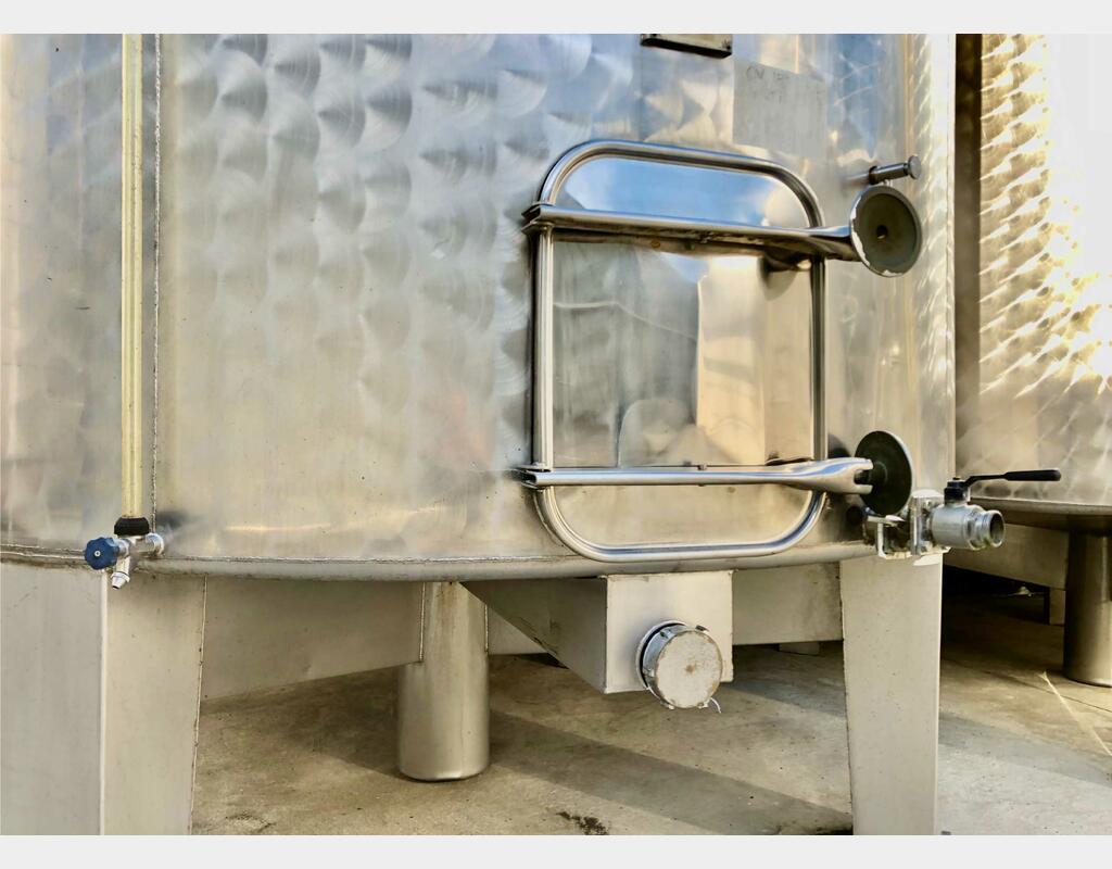 304L stainless steel tank - Cylindrical  - Internal flag