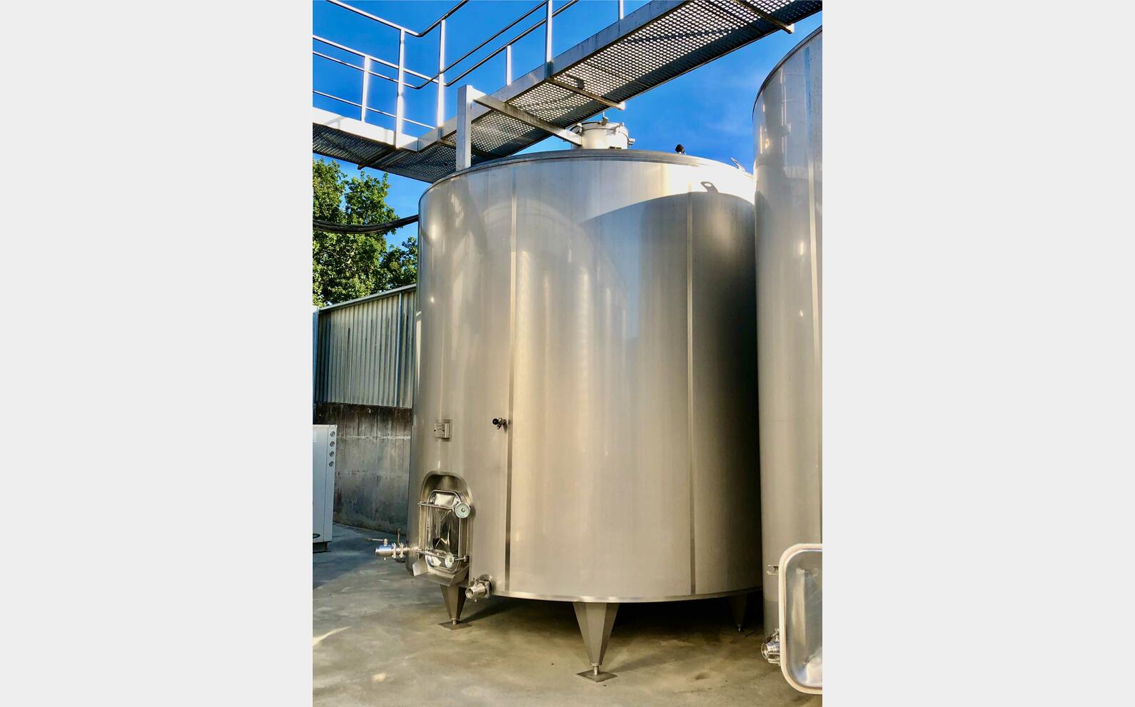 Cuve inox - Double paroi 210 HL (21 000 litres) PIERRE GUERIN