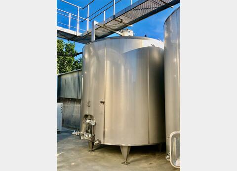 304L stainless steel tank - Cylindrical  - Vertical with double walls