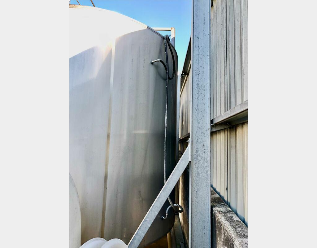 304L stainless steel tank - Cylindrical  - Vertical with double walls