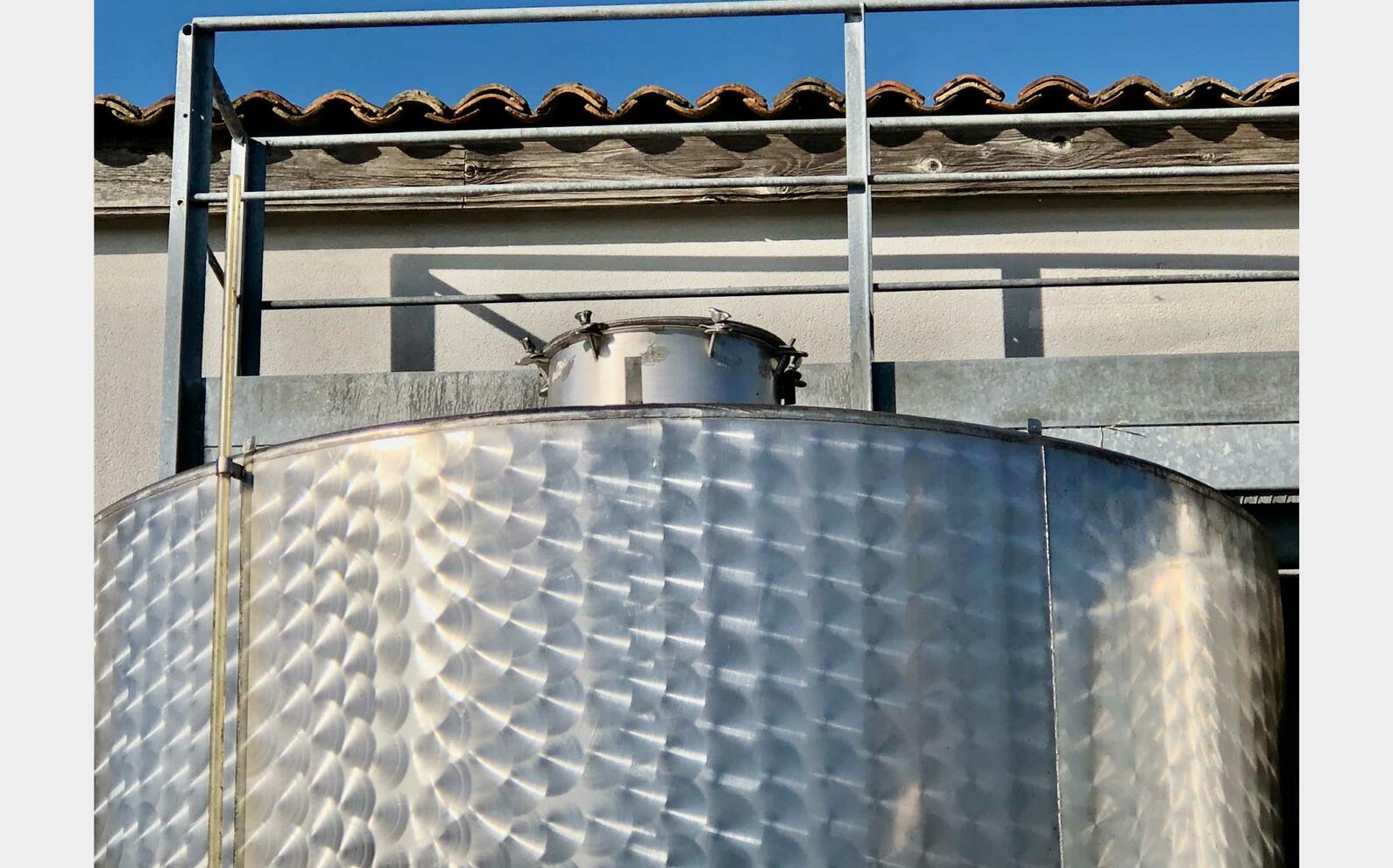 Stainless steel tank 304L - Internal flag 150 HL (15 000 litres) LAGOUARDE