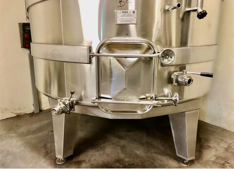 304L stainless steel tank - Cylindrical  - Vertical on legs