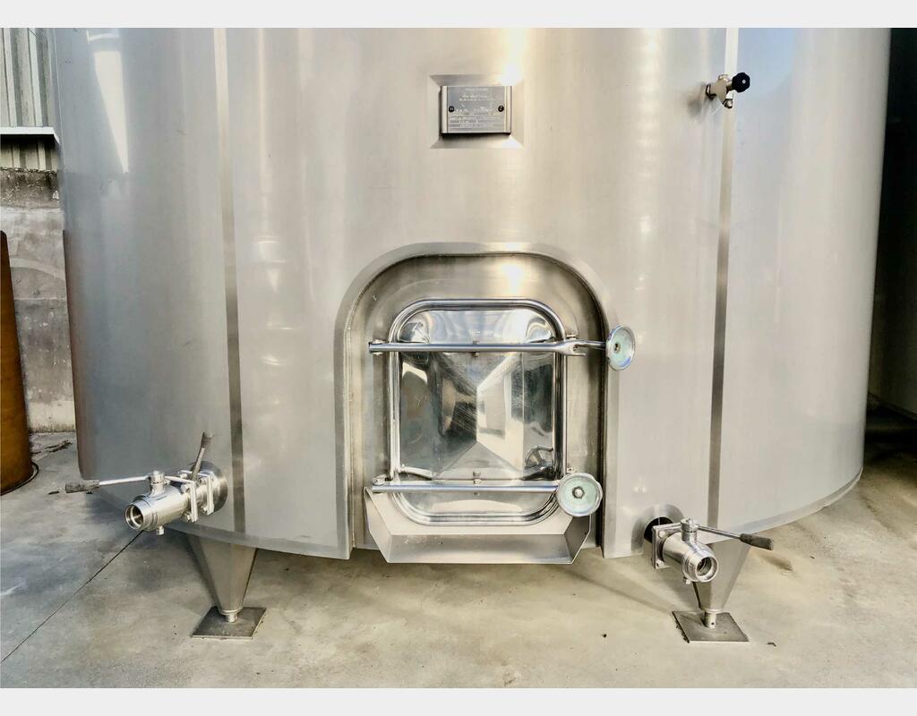 304L stainless steel tank - Cylindrical  - Vertical with double walls
