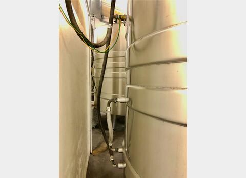 304L stainless steel tank - Cylindrical  - Vertical on legs