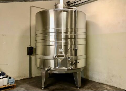 304L stainless steel tank - Cylindrical  - Vertical on legs