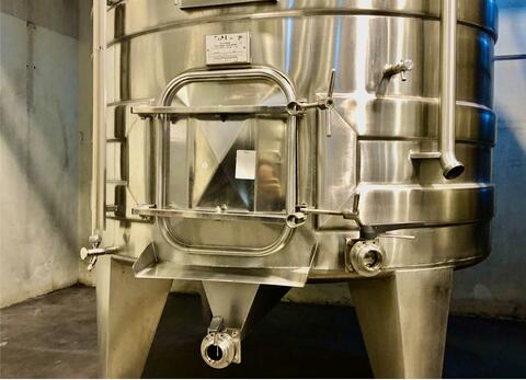 304L stainless steel tank - Cylindrical  - Vertical on legs