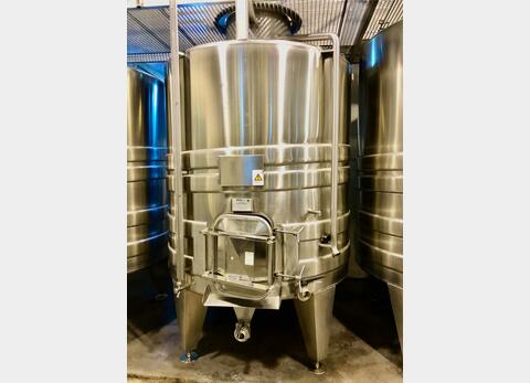 304L stainless steel tank - Cylindrical  - Vertical on legs