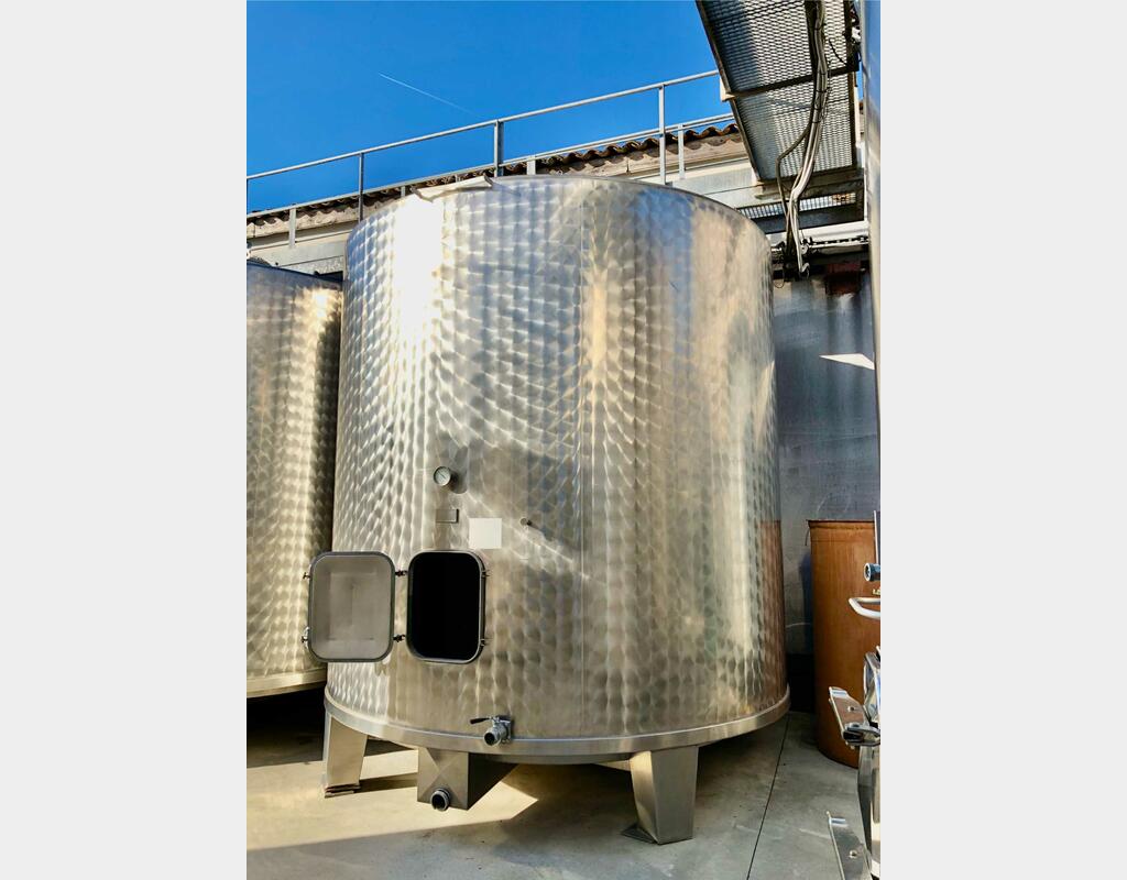 304L stainless steel tank - Cylindrical  - Internal flag