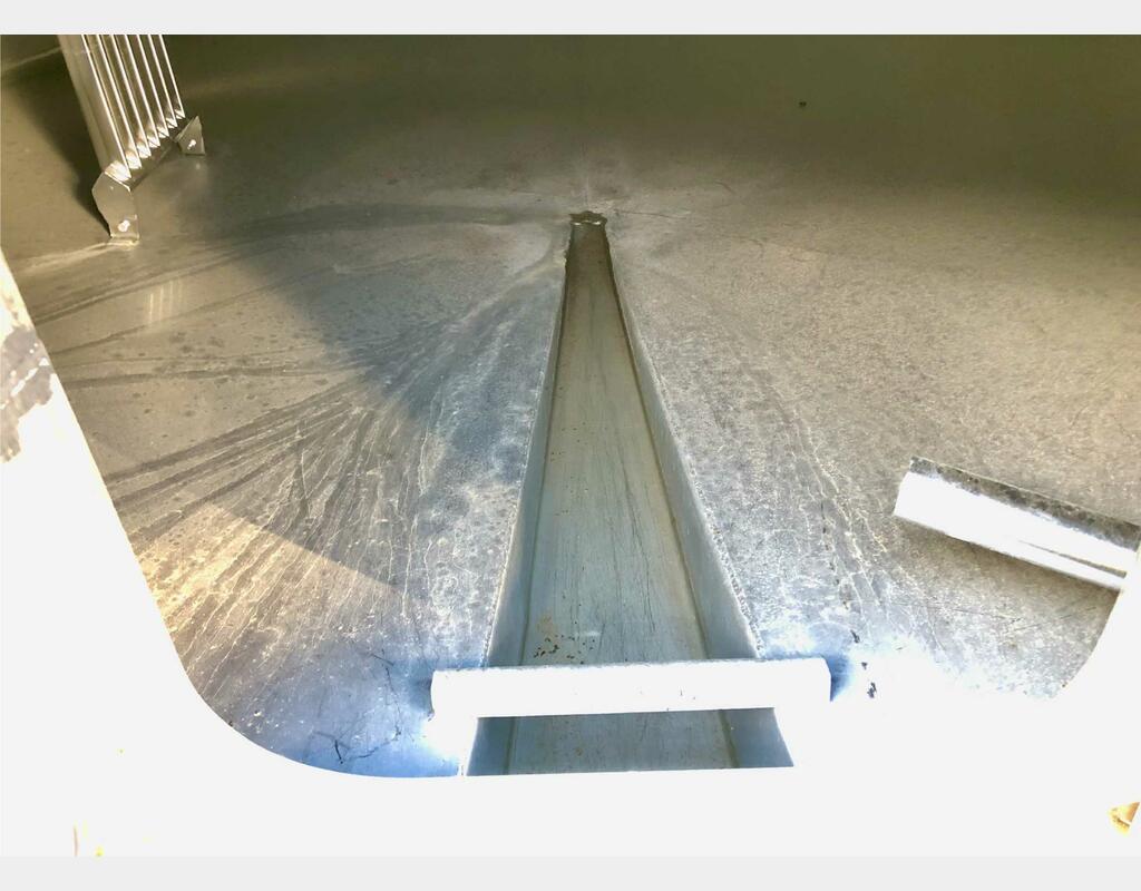 304L stainless steel tank - Cylindrical  - Internal flag
