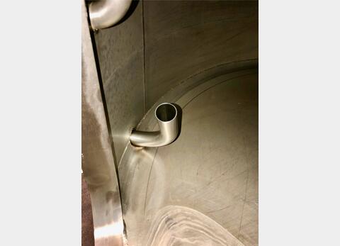 304L stainless steel tank - Cylindrical  - Vertical on legs