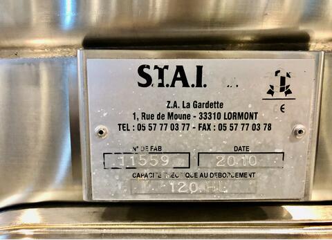 304L stainless steel tank 120 HL (12 000 litres) STAI