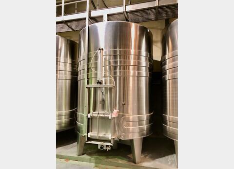 Stainless steel tank - Cylindrical  - Vertical on legs