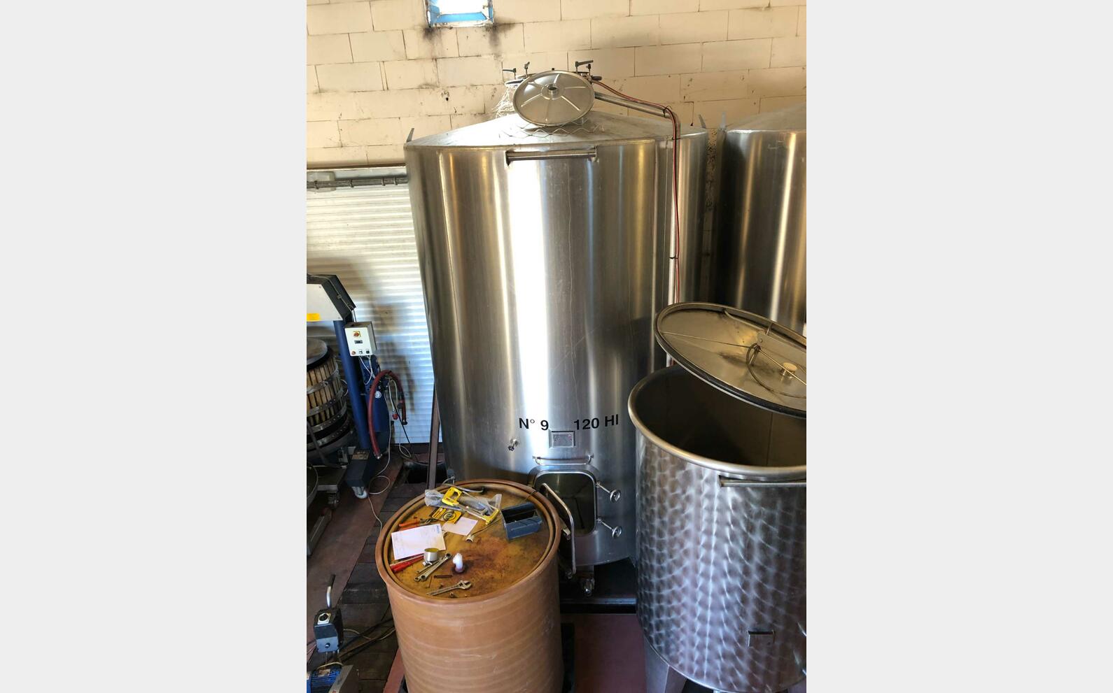 Cuve inox 120 HL (12 000 litres) RURALINOX