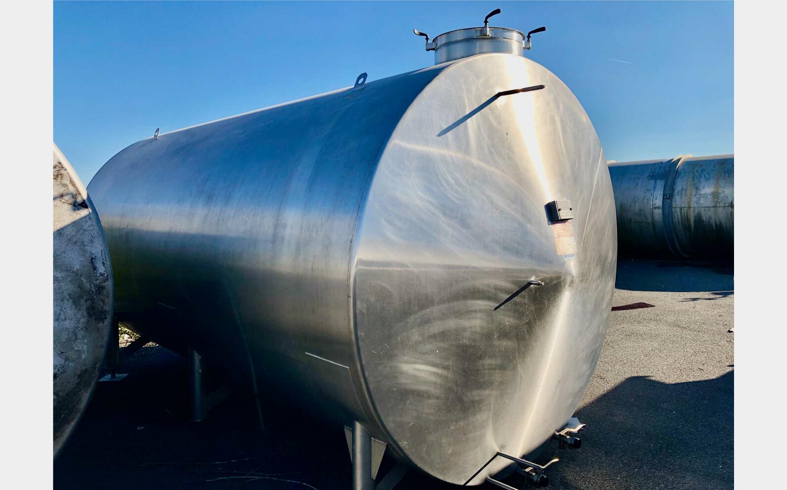 Stainless steel tank - Horizontal 1180 HL (118 000 liters)
