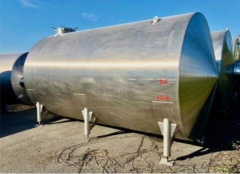 Horizontal stainless steel tank - Storage