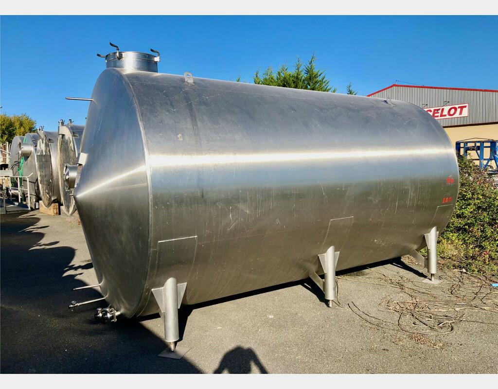 Cuve inox - Horizontale 180 HL (18 000 litres) PIERRE GUERIN