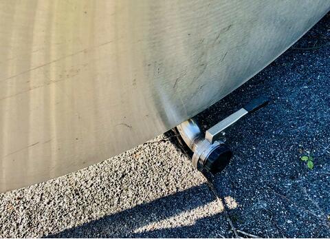Stainless steel tank - Horizontal 1180 HL (118 000 liters)