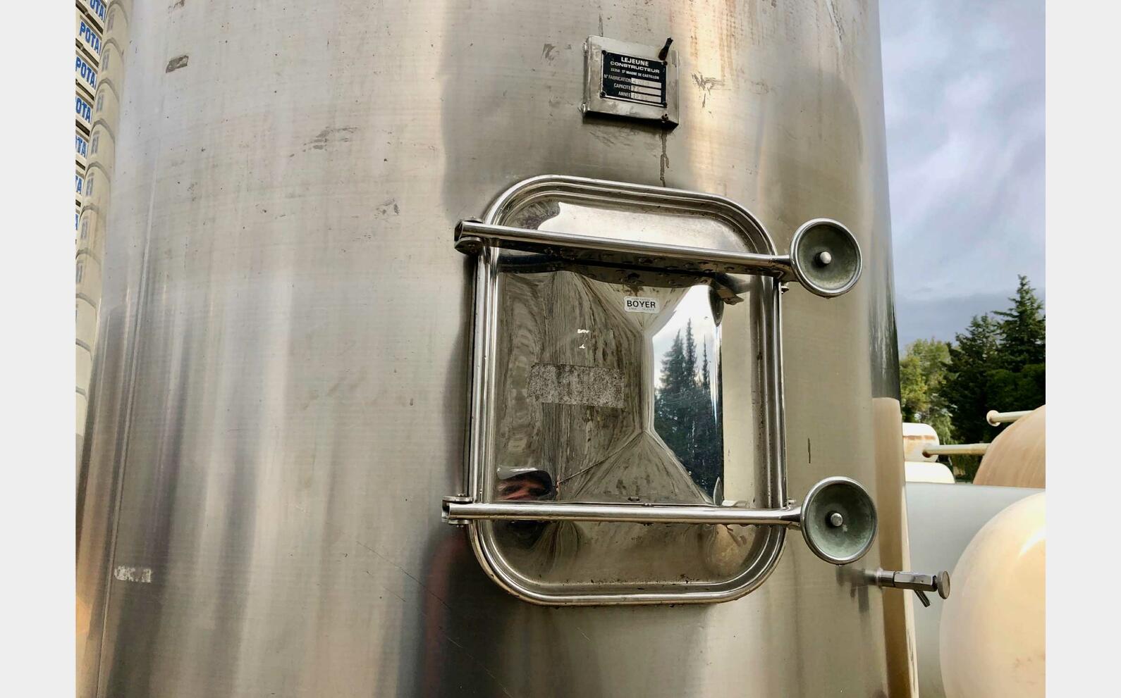 Cuve inox 76 HL (7 600 litres) LEJEUNE
